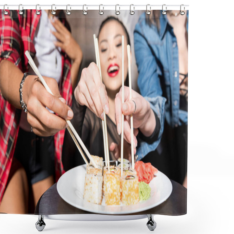 Personality  Sushi Shower Curtains