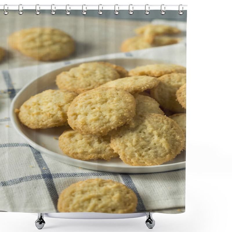 Personality  Sweet Homemade Vanilla Wafer Cookies Shower Curtains