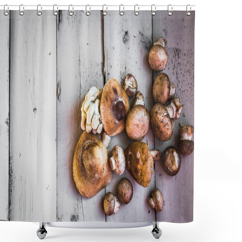 Personality  Wild Mushrooms Shower Curtains