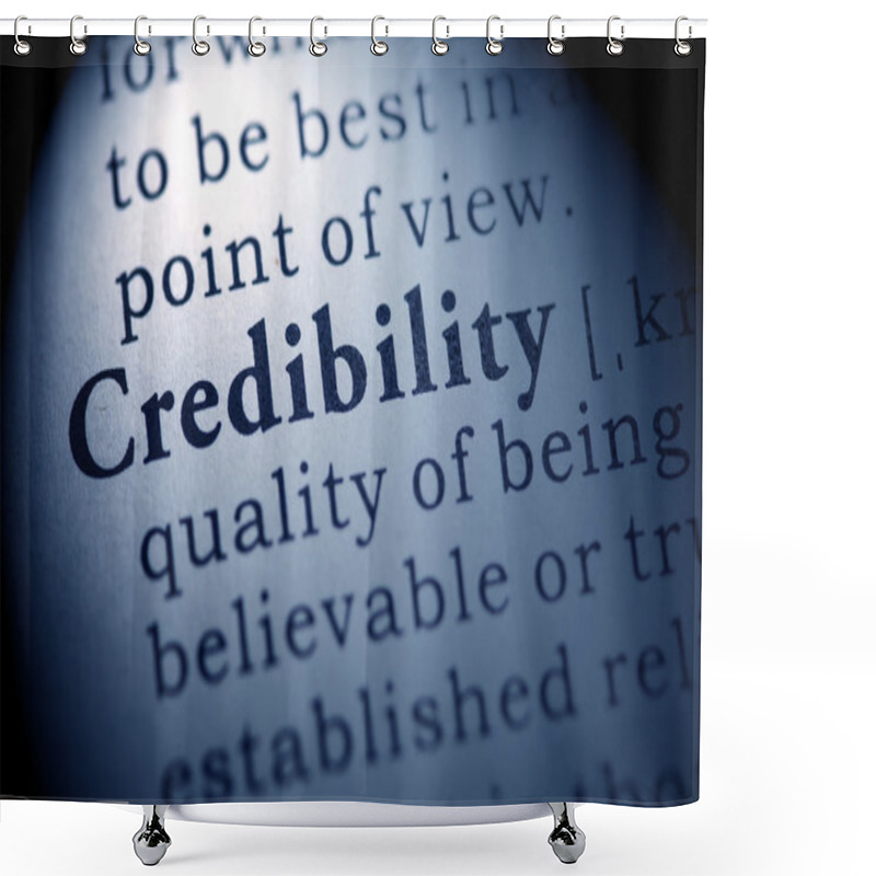 Personality  Credibility  Shower Curtains