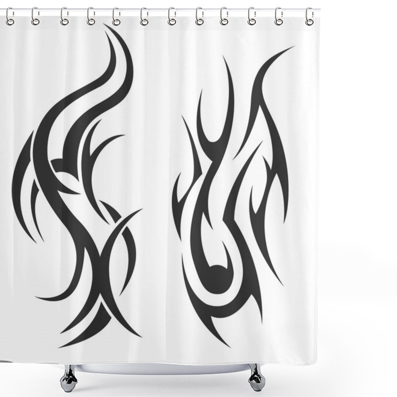 Personality   Tribal Tattoo. Men's, Women's Tattoo. Shower Curtains