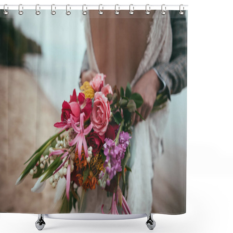 Personality  Bouquet Shower Curtains