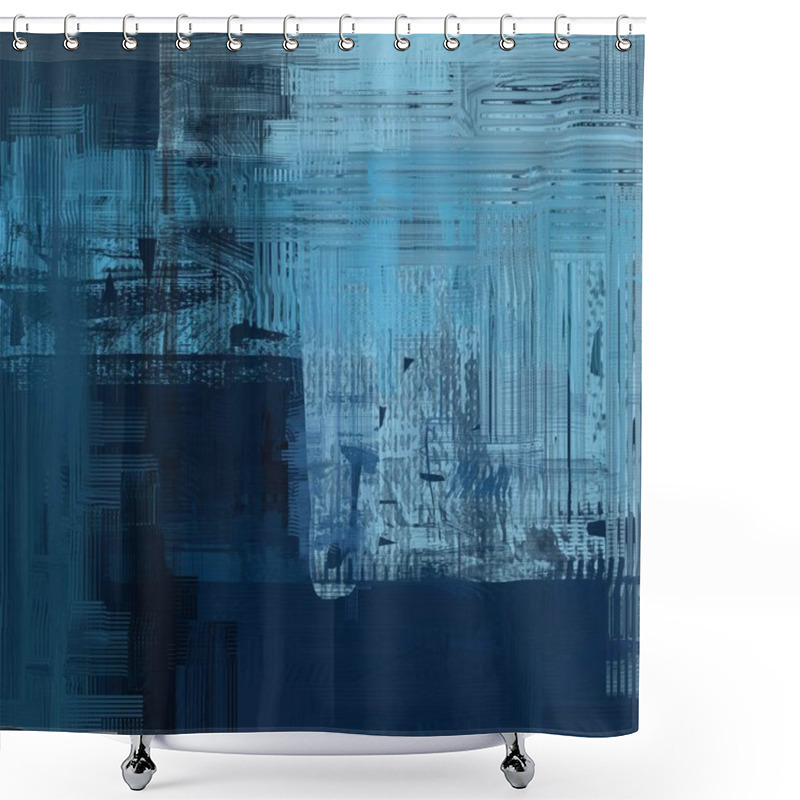 Personality  Abstract Old Grunge Background Shower Curtains