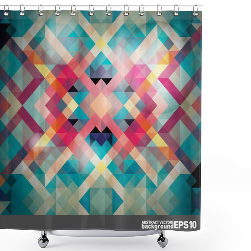 Personality  Abstract Vector Background | Editable Vector Illustration Shower Curtains