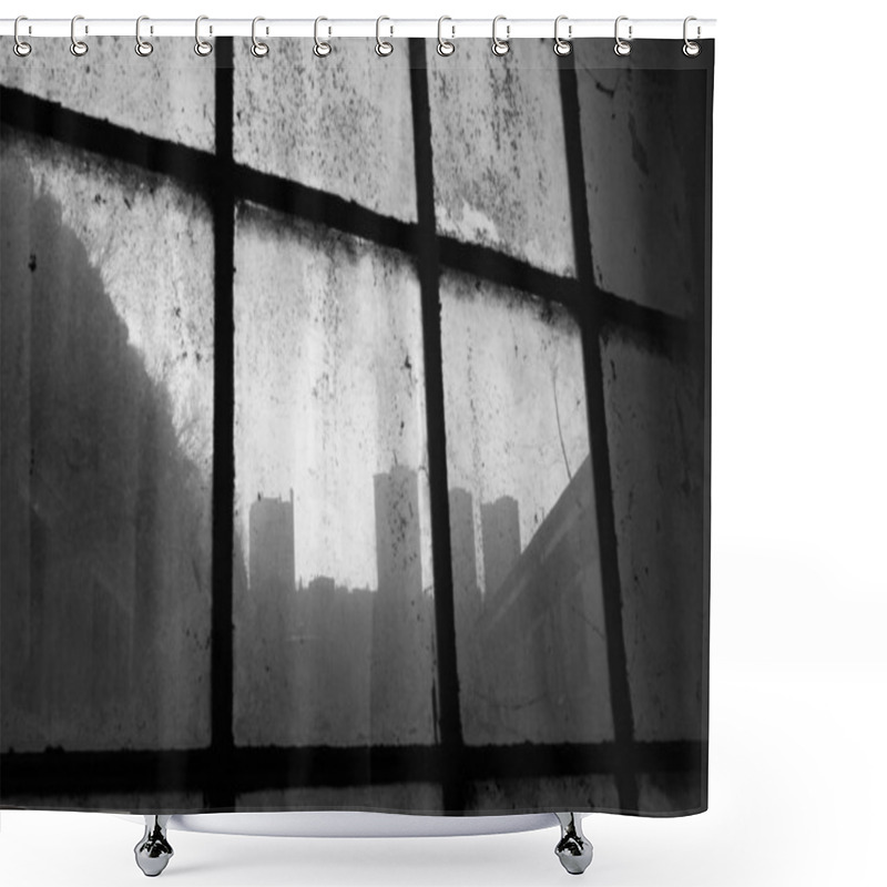 Personality  Dirty City Shower Curtains