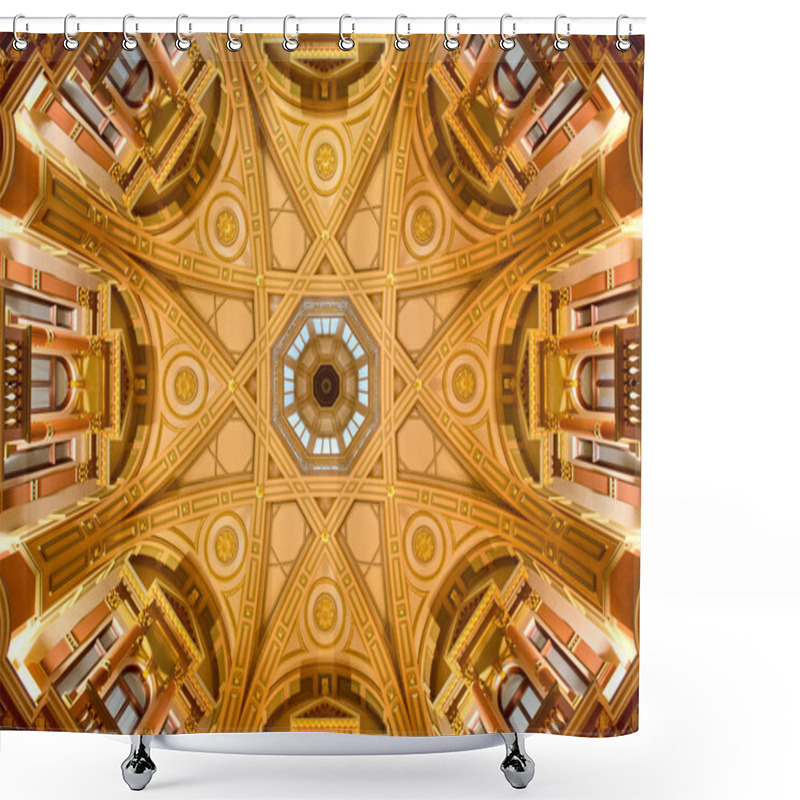 Personality  Dome Roof Shower Curtains