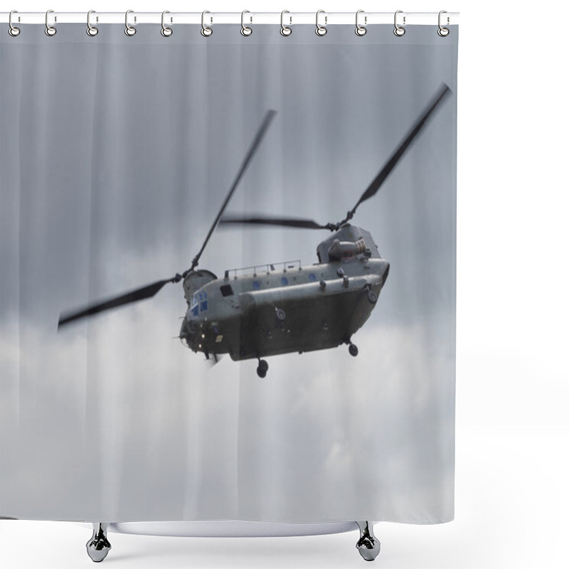 Personality  Chinook Helicopter Shower Curtains