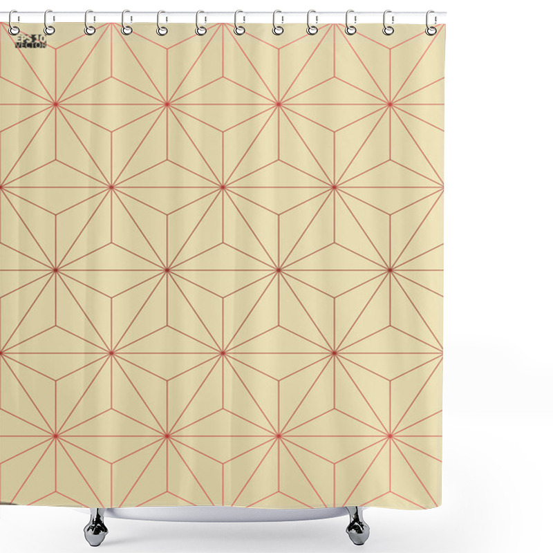 Personality  Graphic Illustration With Geometric Pattern. Eps10 Vector Illustration. Shower Curtains