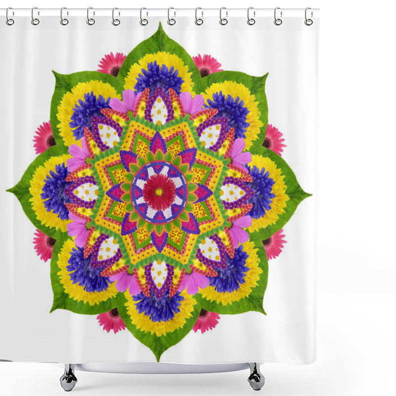 Personality   Sacred Sky Lotus Mandala Shower Curtains