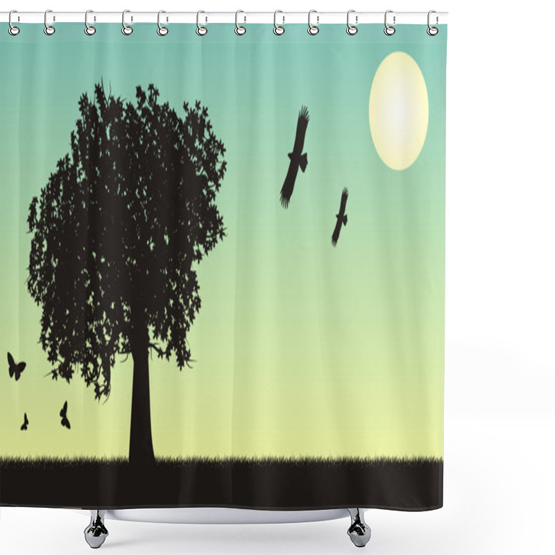 Personality  One Of Four Seasons - Summer Shower Curtains