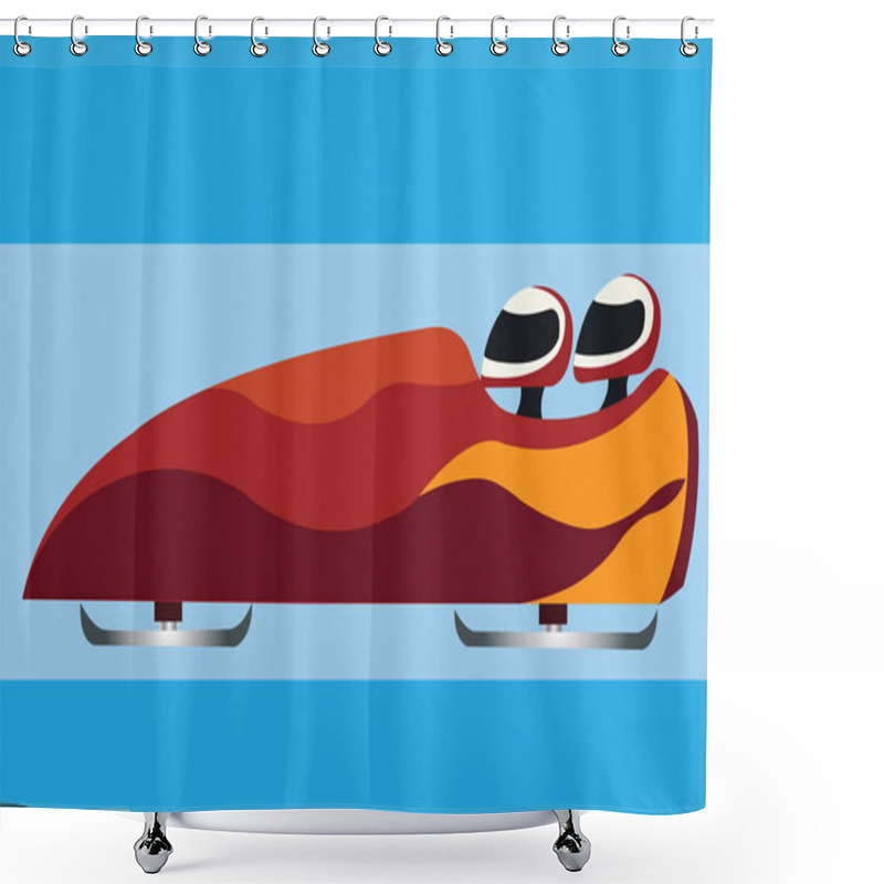 Personality  The Bobsleigh Team Shower Curtains