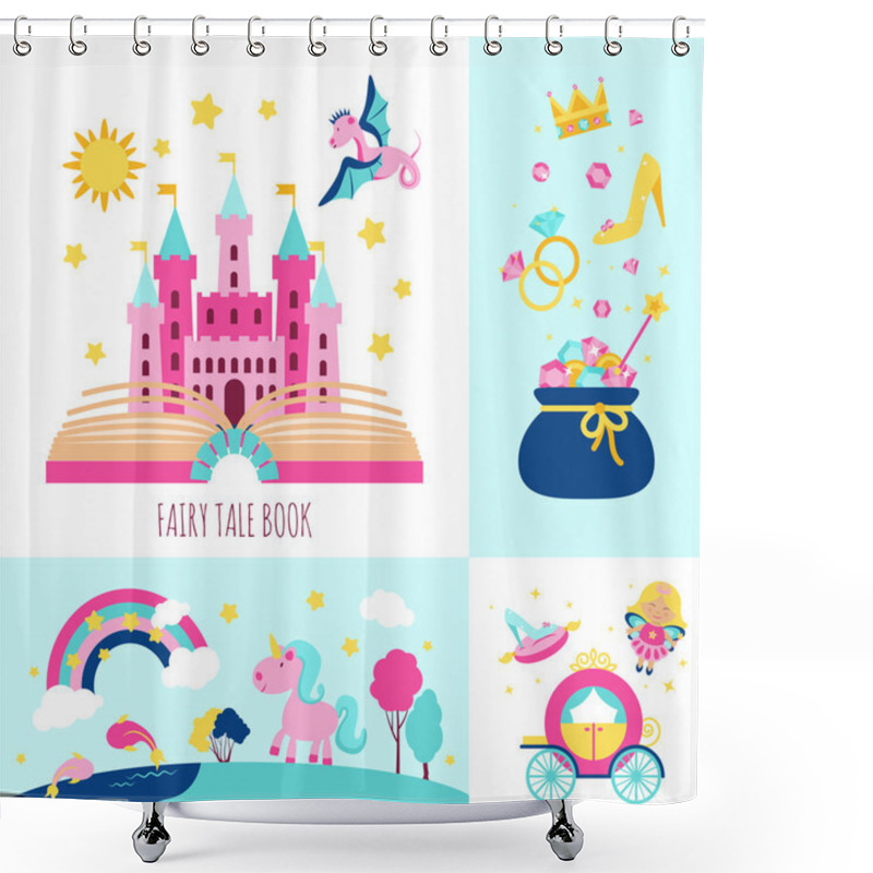 Personality  Fairy Tale Concept Shower Curtains