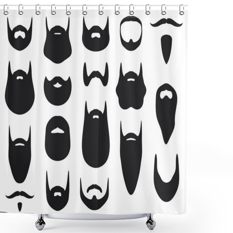 Personality  Mask Icons Shower Curtains