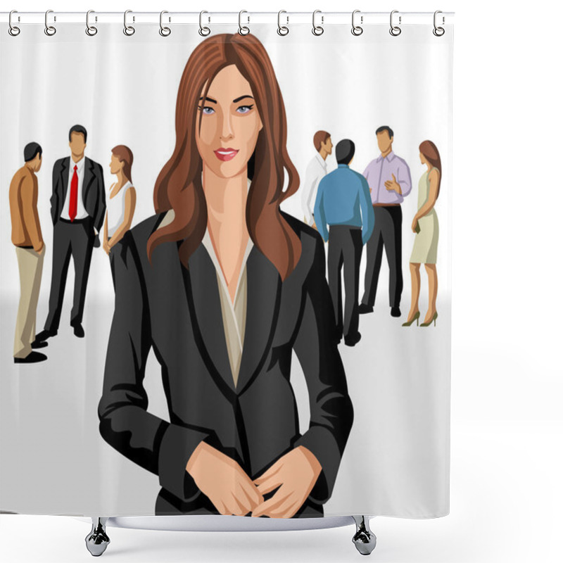 Personality  Business And Office Shower Curtains