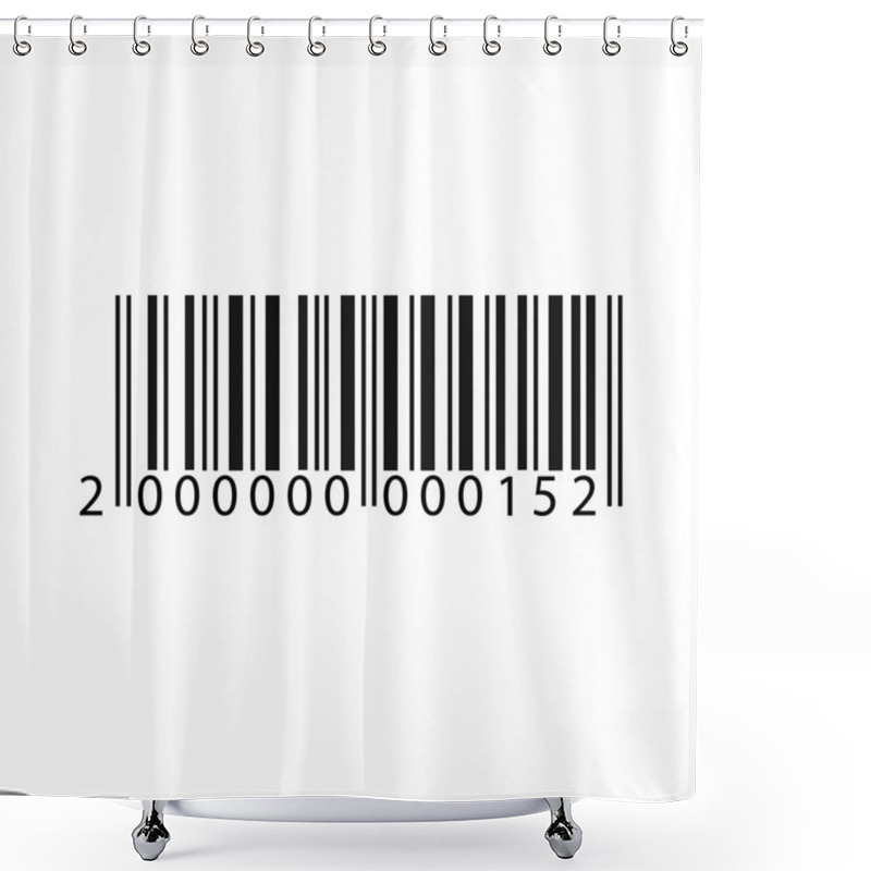 Personality  Bar Code For Any Things Shower Curtains