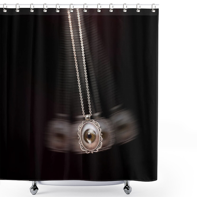 Personality  Hypnosis Tool Swinging Shower Curtains