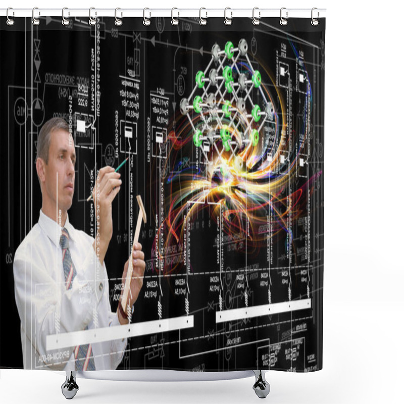 Personality  Scientific Innovative Research.Engineering Designing Shower Curtains