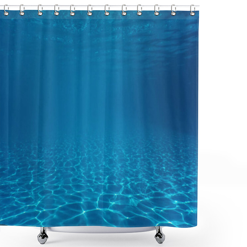 Personality  Underwater Empty Swimming Pool Shower Curtains