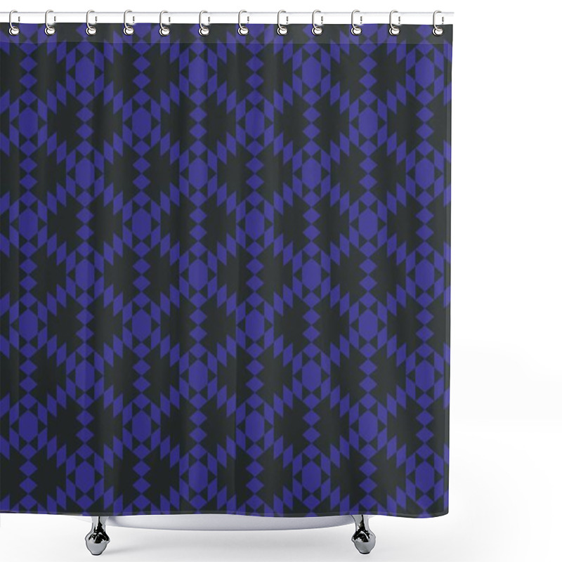 Personality  Abstract Creative Background With Repeated Shapes Shower Curtains