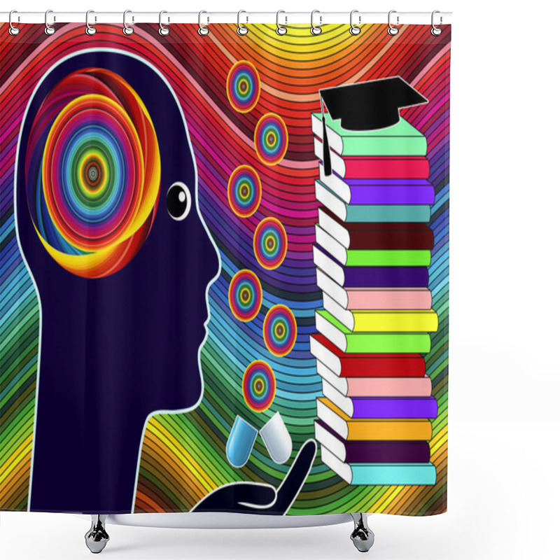 Personality  Cognition Enhancing Drugs Shower Curtains