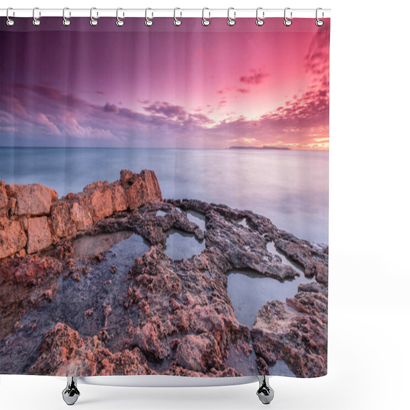 Personality  Cap De Ses Salines ,Mallorca, Balearic Islands, Spain Shower Curtains