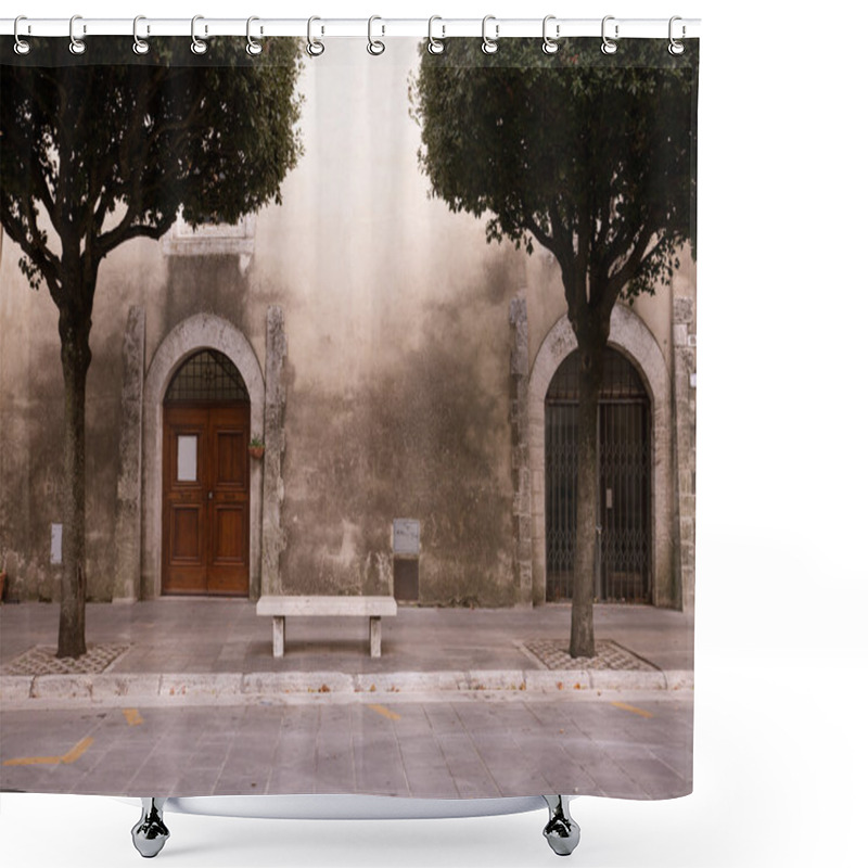 Personality  European Medieval Town Street Shower Curtains