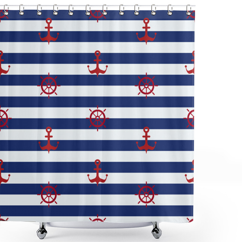 Personality  Maritime Mood Pattern Shower Curtains