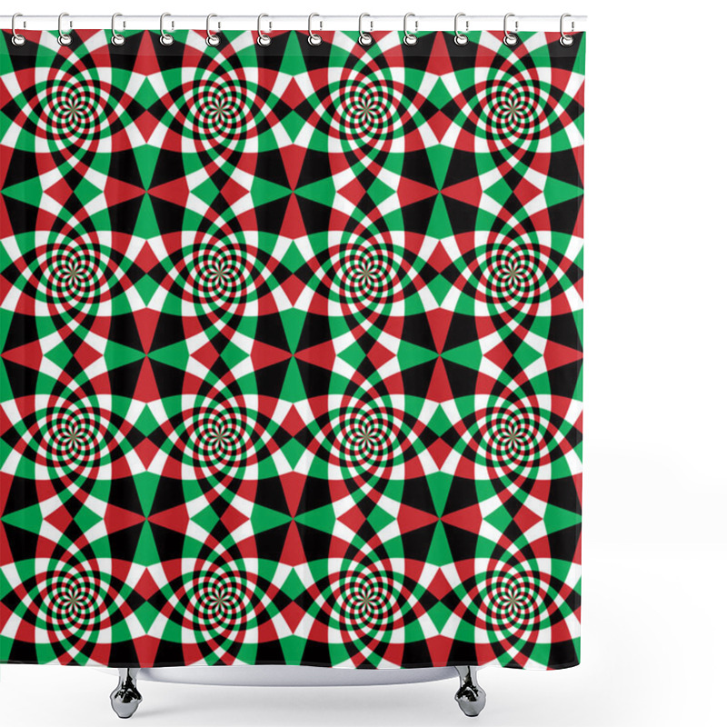 Personality  Ornate Swirls Seamless Pattern. Shower Curtains