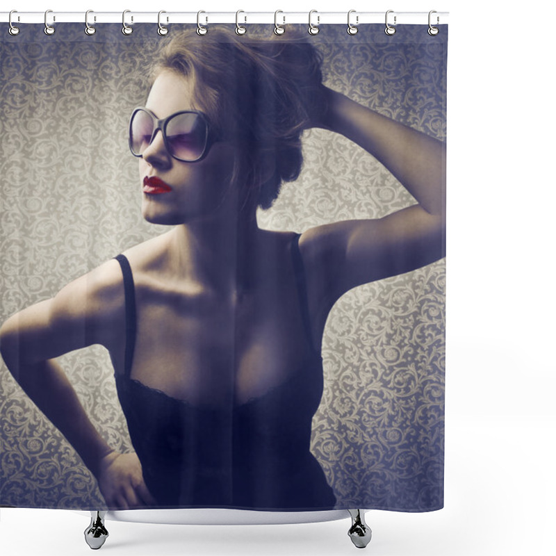 Personality  Sensual Pose Shower Curtains