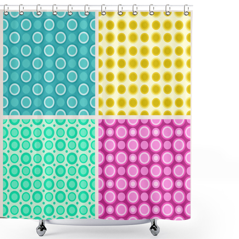 Personality  Seamless Pattern Shower Curtains