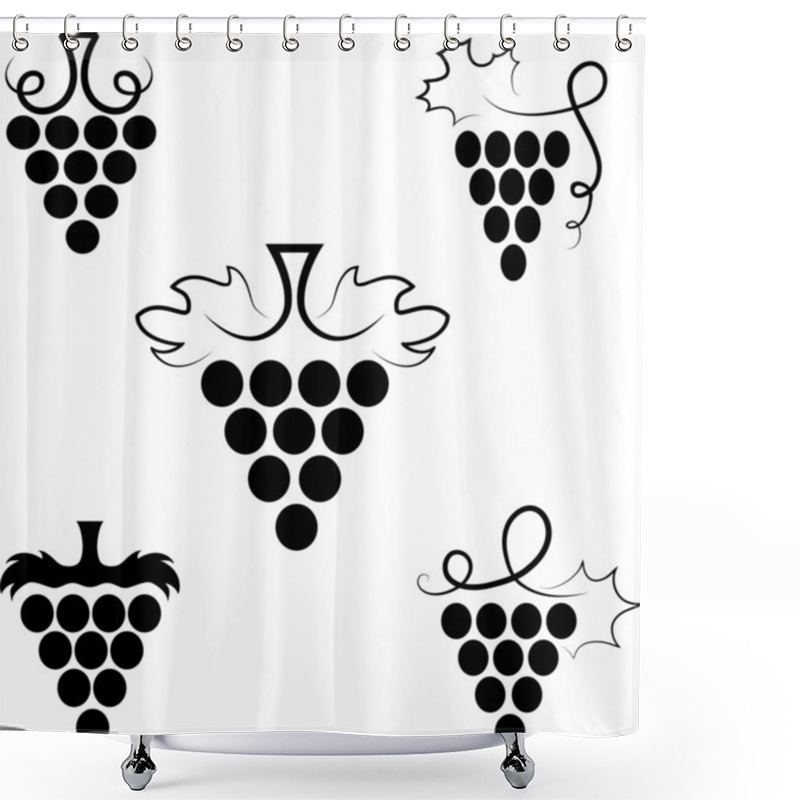 Personality  Grapes Shower Curtains