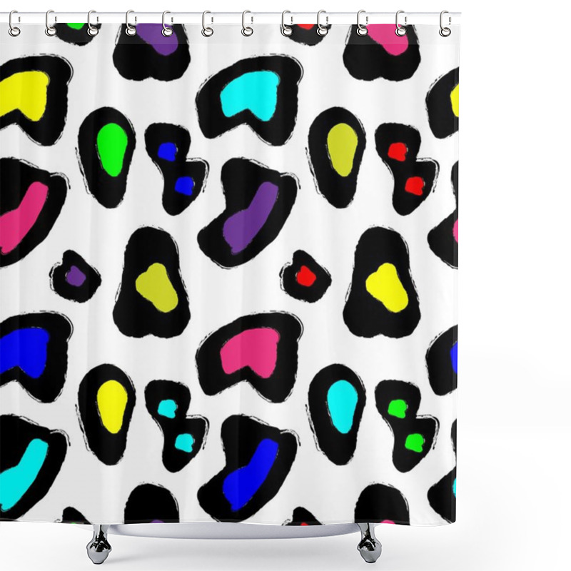 Personality  Leopard Pattern Shower Curtains