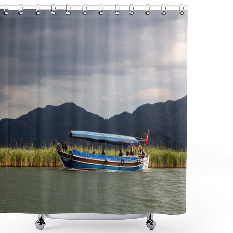 Personality  Boat Trips In Dalyan Shower Curtains