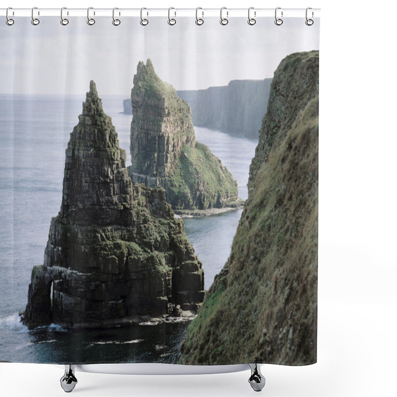 Personality  Sea Stacks On Coast Shower Curtains