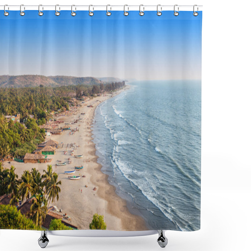 Personality  Arambol Beach, Goa Shower Curtains