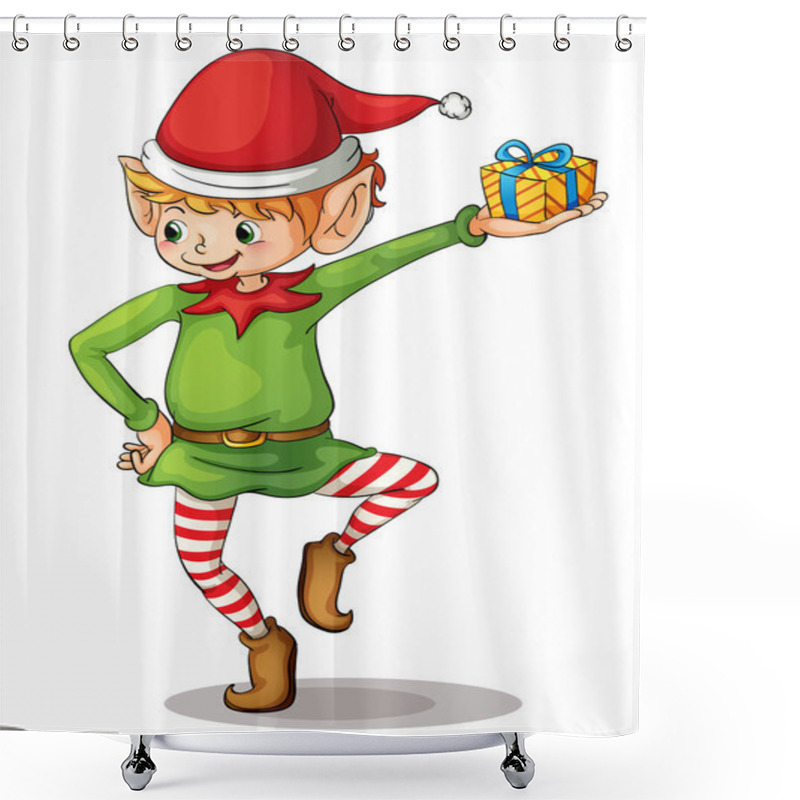 Personality  Little Elf Shower Curtains