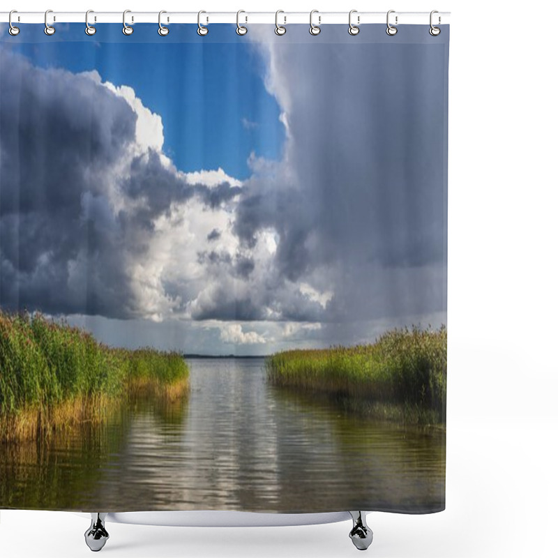 Personality  Sniardwy Lake In Masuria Region Shower Curtains