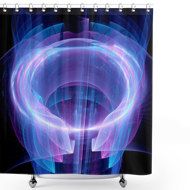 Personality  High Power Circular Energy Field Shower Curtains