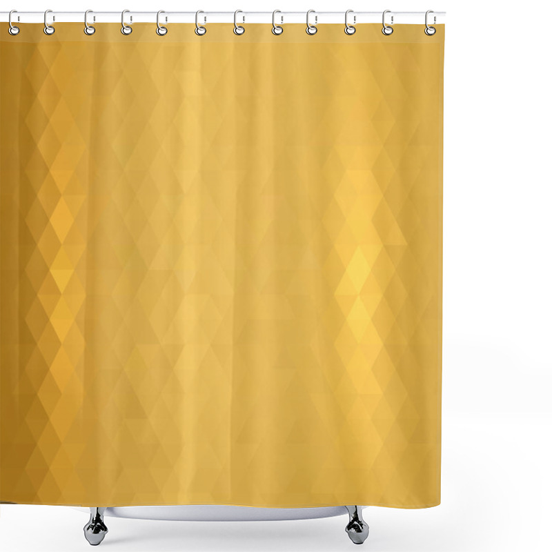 Personality  Gold Metallic Texture. Shower Curtains