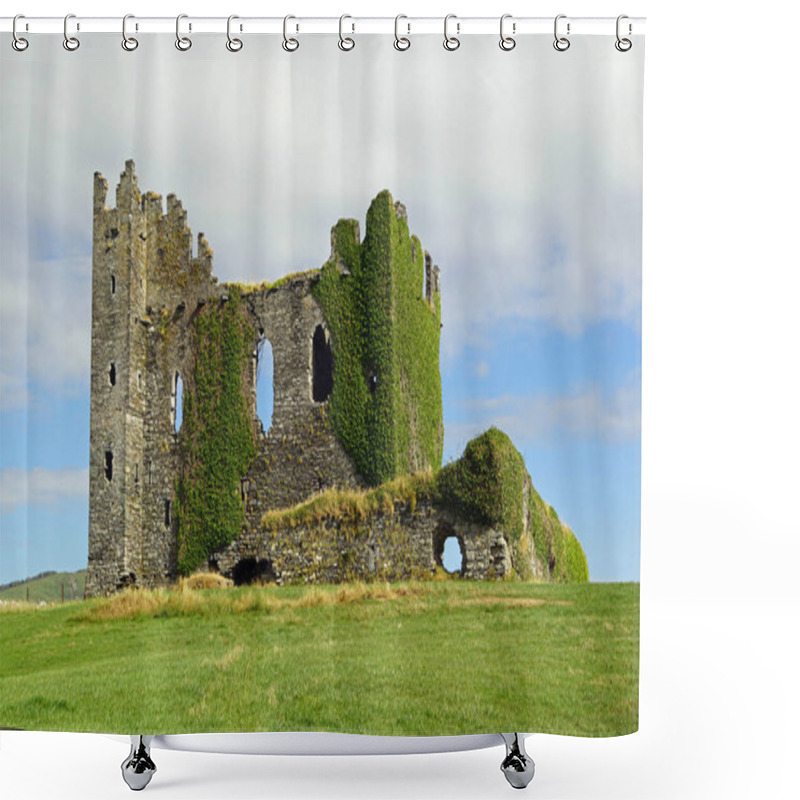 Personality  Ballycarbery Castle Is A Castle 3 Miles From Cahersiveen, County Kerry, Ireland. Shower Curtains