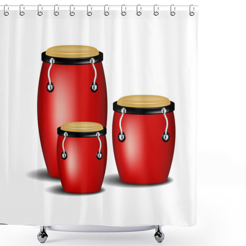 Personality  Congas Band Shower Curtains