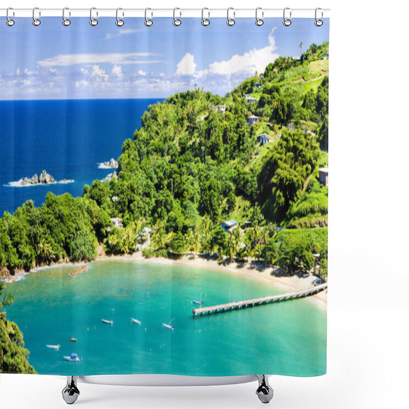 Personality  Tobago Shower Curtains