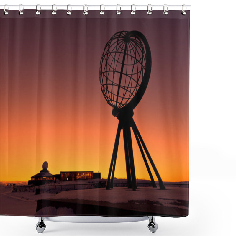 Personality  North Cape, Norway At The Northernmost Point Of Europe Shower Curtains