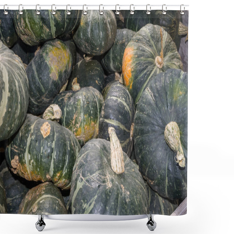 Personality  Winter Or Fall Squash On Display Shower Curtains