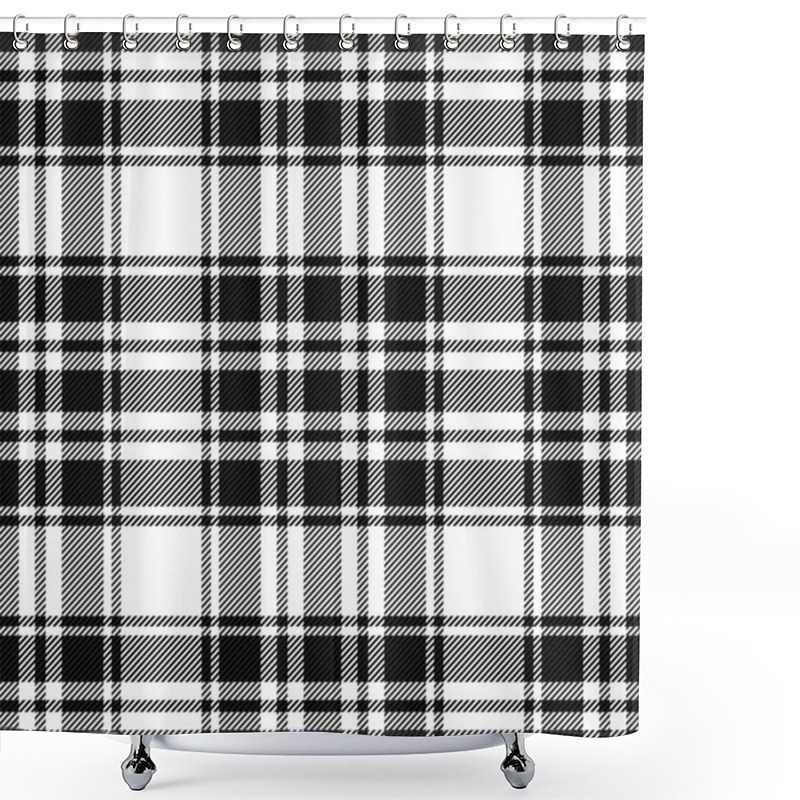 Personality  Tartan Plaid. Pattern Scottish Cage Shower Curtains