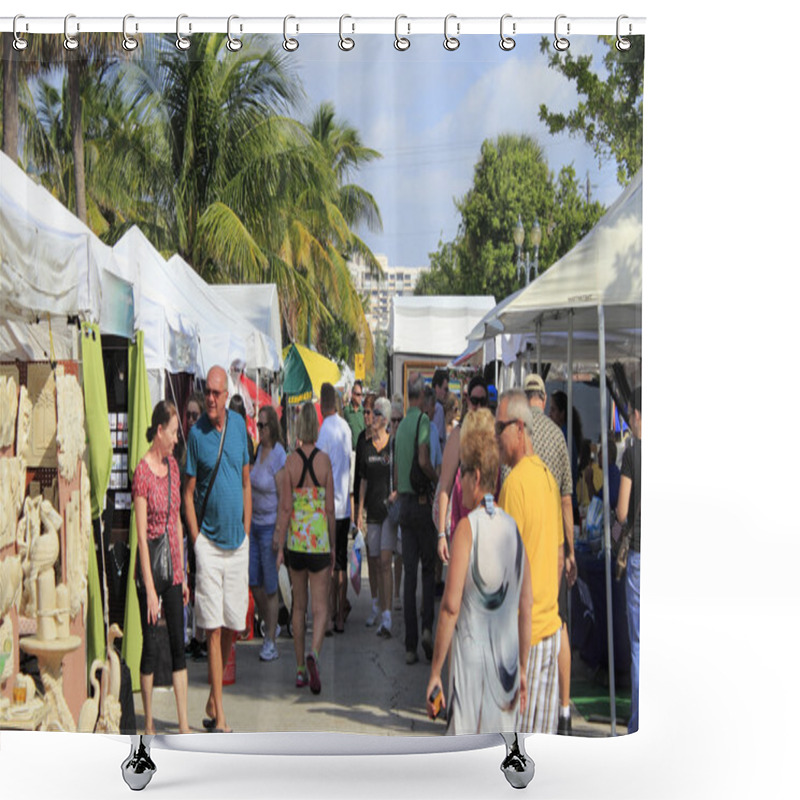 Personality  Craft Festival In Lauderdale By The Sea, Florida Shower Curtains