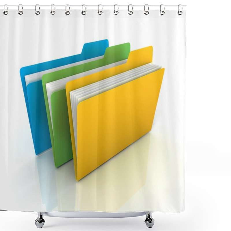 Personality  Folders Shower Curtains