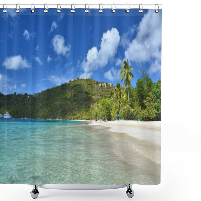 Personality  The Paradise Beach In Saint Thomas, US Virgin Island Shower Curtains