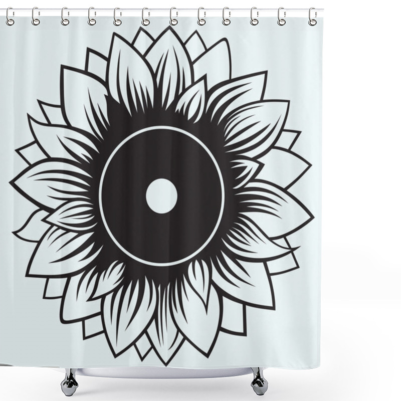 Personality  Sunflower Shower Curtains