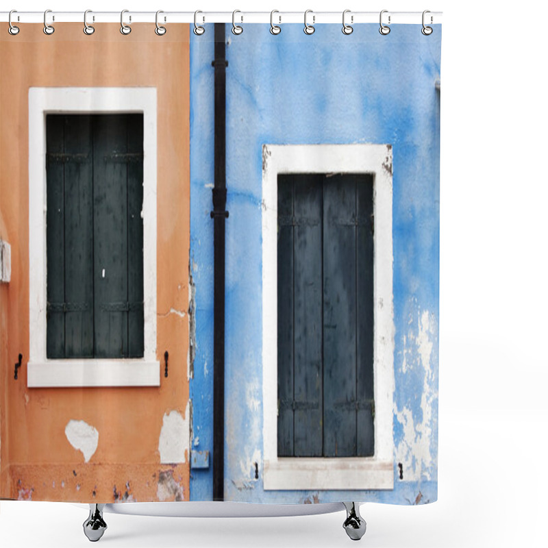 Personality  Burano Island Near Venice Shower Curtains